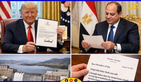 Maxaa ku qoran warqadda Madaxweyne Trump udiray Madaxwaynaha dalka Masar?