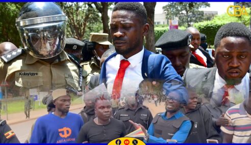 Murashaxii la tartamay Museveni ee Bobi Wine oo gabi ahaanba meel lagu sheego la’yahay.