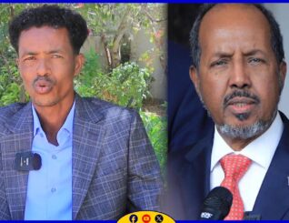 Xasan Sheekh Maxamuud  Soomaali waxa uu ka hayaa xaafadiisa oo kaliya laakiin Somaliland” Siyaasi  Maxamed Cagaane