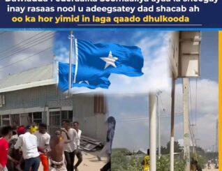 Ciidamada Dowladda Federaalka Soomaaliya oo Rasaas Ku Furey Shacabka Degmada Dayniile