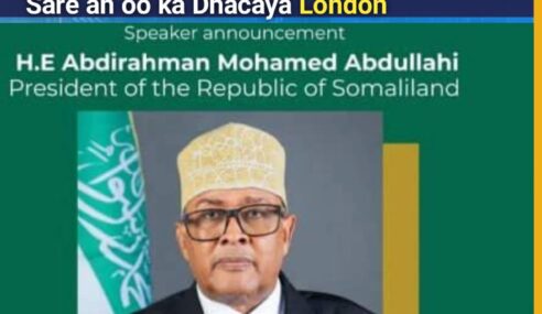 Madaxweynaha Somaliland oo ka Qaybgelaya Kulan Baarlamaan oo Heer Sare ah oo ka Dhacaya London