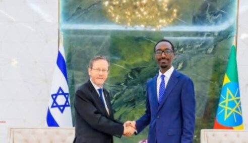 Madaxweynaha Israel oo Booqasho Rasmi ah ku Tegay Addis Ababa