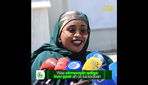 “Haddii Baarlamaanka wax layska raali gelinaayo anoo dumar ah ayaa sodon iyo dhawr qof jidhkeyga falanqeynaayeen”Xil. Qaali Cali Shire, BJFS