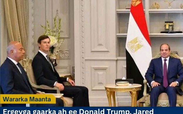 Kushner oo Hamas la galay wada-hadallo xasaasi ah si loo soo nooleeyo qorshaha nabadda Gaza