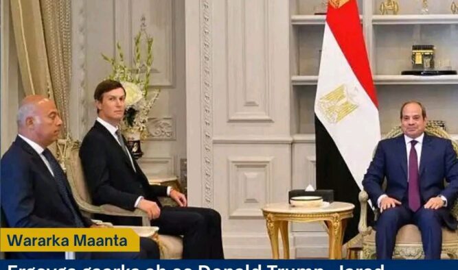 Kushner oo Hamas la galay wada-hadallo xasaasi ah si loo soo nooleeyo qorshaha nabadda Gaza