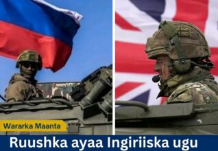 Ruushka oo Ingiriiska ugu hanjabay “cawaaqib adag” kadib adeegsiga diyaaradaha Ukraine