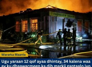 Duqaymo Culus oo Ruushku ka Geystay Kyiv oo Lagu Dilay 12 Qof, 34 Kalena Lagu Dhaawacay