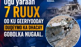 DEGDEG: Duqeyn Culus oo Ka Dhacday Xeebaha Nugaal, Dadna Lagu Dilay