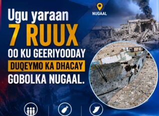 DEGDEG: Duqeyn Culus oo Ka Dhacday Xeebaha Nugaal, Dadna Lagu Dilay