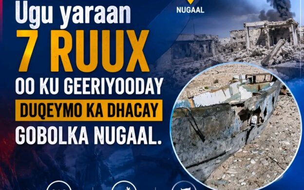 DEGDEG: Duqeyn Culus oo Ka Dhacday Xeebaha Nugaal, Dadna Lagu Dilay
