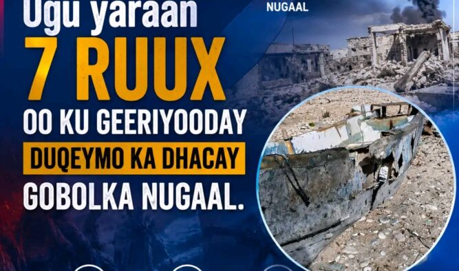 DEGDEG: Duqeyn Culus oo Ka Dhacday Xeebaha Nugaal, Dadna Lagu Dilay