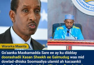 Axmed Ciise Cawad oo Bogaadiyay Go’aanka Maxkamadda Sare ee Laashay Doorashadii Galmudug