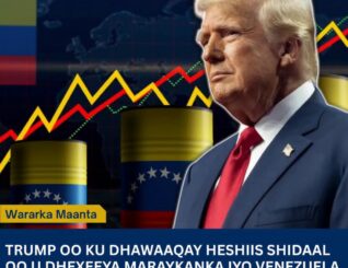 Trump oo ku dhawaaqay heshiis shidaal oo uu ku tilmaamay kii ugu weynaa taariikhda