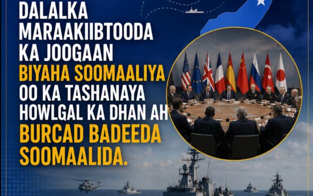 Burcad-badeedda Soomaaliya oo Sii Kordhaysa: Dalalka Maraakiibta Dagaalka Haysta oo Ka Shiraya Halista