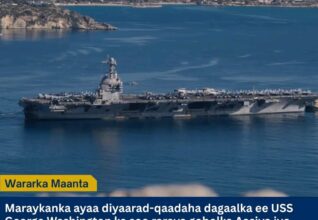 Dagaalka Iiraan oo Maraykanka ku qasbaya inuu diyaarad-qaadihii Baasifigga u raro Bariga Dhexe