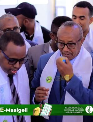 Wasiirka biyaha JSL ayaa magaalada Burco ku so bandhigay mashaariic ay ka fuliyeen gobolka Togdheer