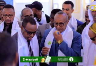 Wasiirka biyaha JSL ayaa magaalada Burco ku so bandhigay mashaariic ay ka fuliyeen gobolka Togdheer