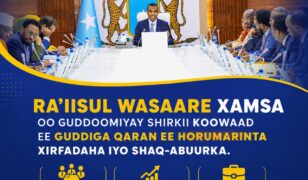 Ra’iisul Wasaare Xamse oo Guddoomiyay Shirkii Koowaad ee Guddiga Qaran ee Horumarinta Xirfadaha iyo Shaqo-abuurka