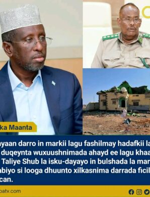 Sheekh Shariif oo Dowladda Soomaaliya ku eedeeyay inay bulshada ka marin-habinayso weerarkii Taliye Shub