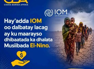 IOM oo Dalbatay $110 Milyan oo Doollar oo Loogu Diyaargaroobayo Khatarta El-Nino ee Afrika