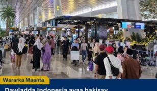 Qaraxa Foolkaanaha Anak Krakatau oo Hakiyey 301 Duulimaad oo Indonesia ah