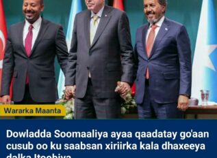 Soomaaliya: Baaqa Ankara Ayaa Lagu Maamulayaa Xiriirka Itoobiya