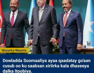 Soomaaliya: Baaqa Ankara Ayaa Lagu Maamulayaa Xiriirka Itoobiya