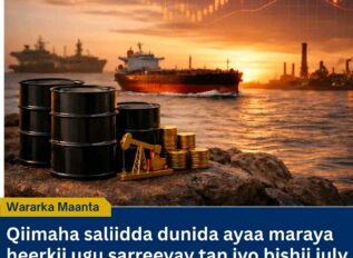 Qiimaha Saliidda Adduunka oo Ku Dhawaanaya $100 Foosto, Xiisadda Bariga Dhexe oo Sii Kacsanaysa