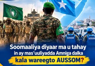 Soomaaliya oo sheegtay inay diyaar u tahay la wareegista mas’uuliyadda amniga dalka