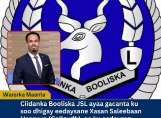 Ciidamada Booliska oo war kasoo saaray xadhiga wariye Xassan Galaydh.