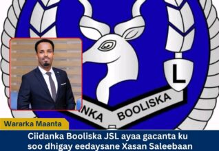 Ciidamada Booliska oo war kasoo saaray xadhiga wariye Xassan Galaydh.