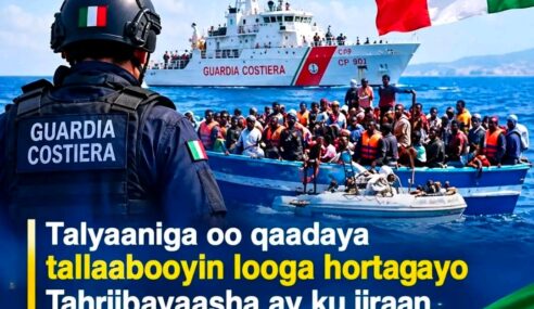 Talyaaniga oo Xoojinaya Dedaallada Looga Hortagayo Tahriibka, Soomaaliduna Qayb ka Tahay Qulqulka