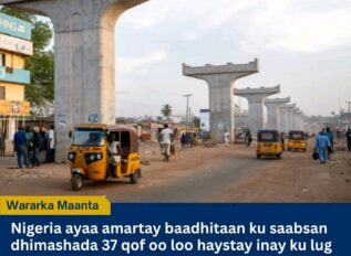 Nigeria oo Baadhitaan ku Samaynaysa Dhimashada 37 Qof oo Xabsi ku Geeriyooday