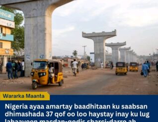 Nigeria oo Baadhitaan ku Samaynaysa Dhimashada 37 Qof oo Xabsi ku Geeriyooday