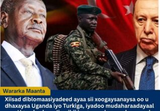 Xiisad Diblomaasiyadeed oo Ka Dhex Qaraxday Uganda iyo Turkiga