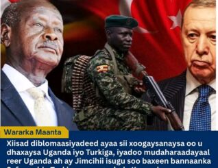 Xiisad Diblomaasiyadeed oo Ka Dhex Qaraxday Uganda iyo Turkiga