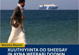 Xuutiyiinta oo Maraykanka u ballanqaaday inaysan weerari doonin maraakiibtiisa Badda Cas