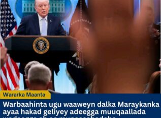 Warbaahinta waaweyn ee Maraykanka oo hakisay muuqaalada wadaagga ah ee munaasabadaha Trump