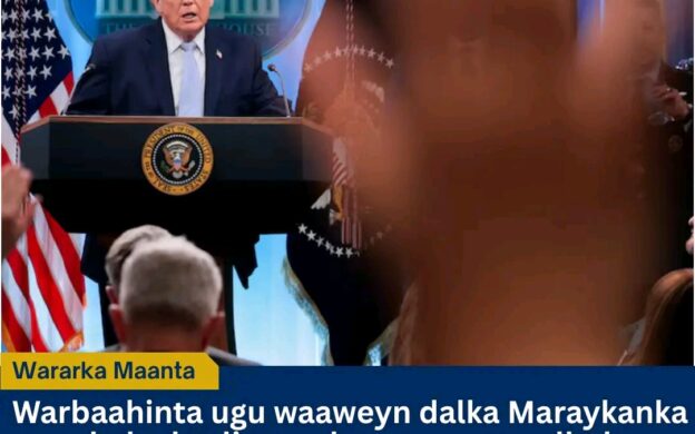 Warbaahinta waaweyn ee Maraykanka oo hakisay muuqaalada wadaagga ah ee munaasabadaha Trump
