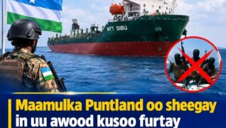 Puntland oo Howlgal Ku Soo Furtay Markab ay Burcad-badeeddu Ku Haysteen Xeebaha Bari