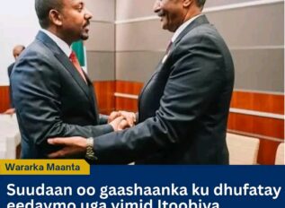 Suudaan oo si adag u beenisay eedaymo Itoobiya uga timid oo ku saabsan taageerada kooxaha hubaysan
